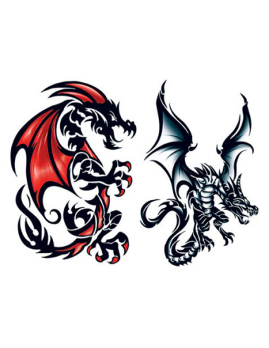Leviathan Dragons - dočasné tetování | Potetuj.cz