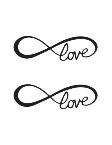 Infinity Love - nalepovací tetování
